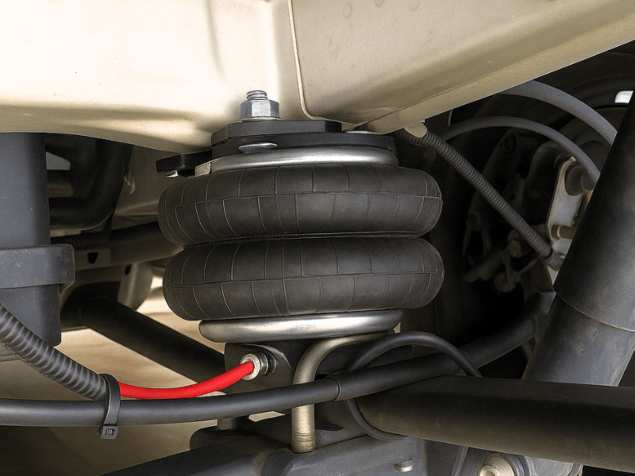 Luftfederung Camper Fahrwerk Optimierung Montage Mosbach