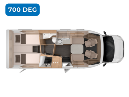 KNAUS SKY TI 2027 – 700 DEG Grundriss des KNAUS SKY TI 2027 700 DEG