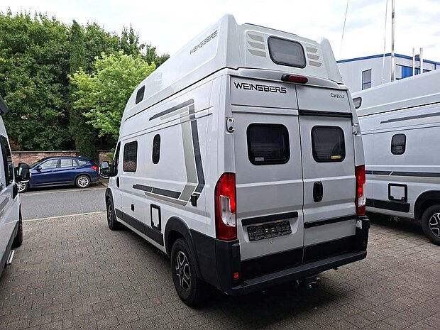 Weinsberg CaraTour 600 MQH - Heck links Weinsberg CaraTour 600 MQH - Heck Seite