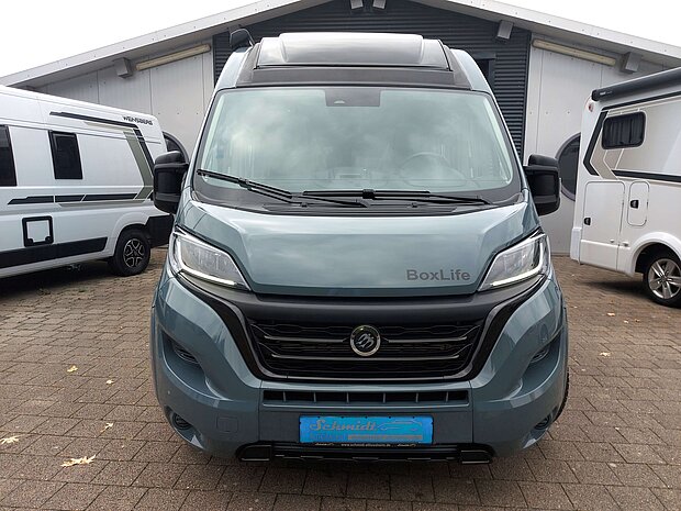 Wohnmobil Knaus BoxLife 600 MQ gebraucht kaufen Wohnmobil Knaus BoxLife 600 MQ gebraucht - Frontansicht