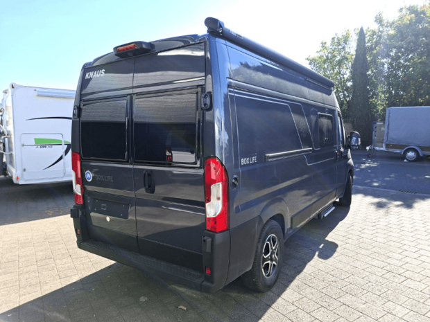 Knaus BoxLife 600 MQ Platinum Selection Modelljahr 2027 Ansicht von hinten