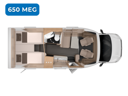 KNAUS SKY TI 2027 – 650 MEG Grundriss des KNAUS SKY TI 2027 650 MEG