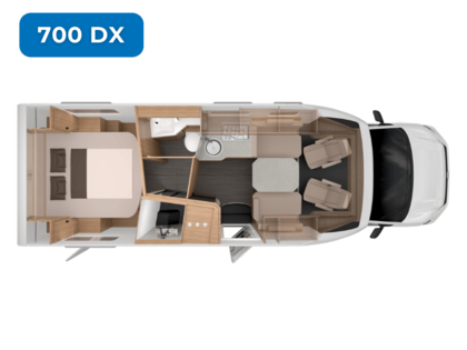 KNAUS SKY TI 2027 – 700 DX Grundriss des KNAUS SKY TI 2027 700 DX