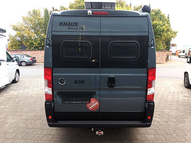 Knaus BoxLife 600 MQ von hinten Wohnmobil Kastenwagen Knaus BoxLife 600 MQ - Ansicht von hinten