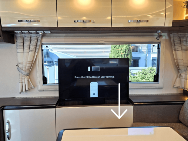 Versenkbarer TV-Lift für Wohnmobile nachrüsten