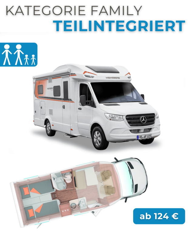 Familien-Wohnmobile mieten in der Nähe Saarland