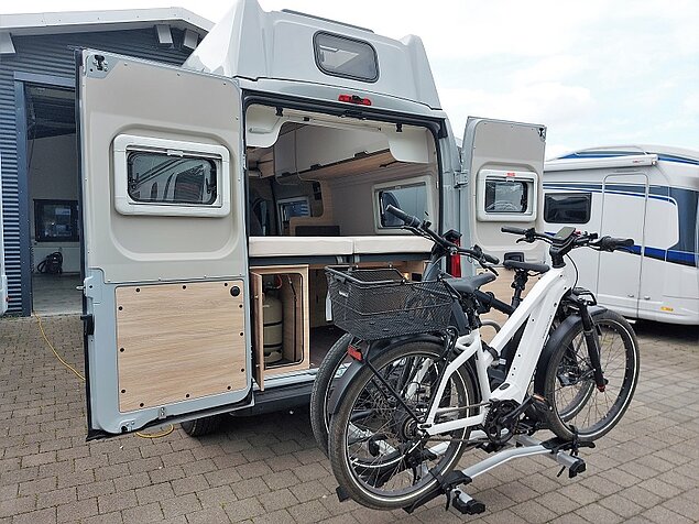 Fahrradträger montieren Wohnmobil Werkstatt Viernheim