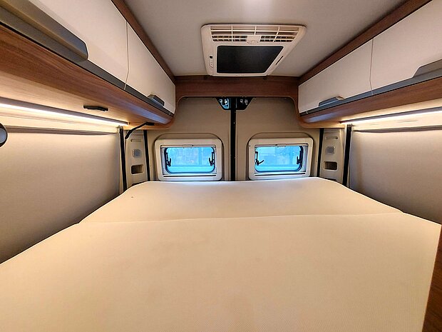 Knaus BoxLife 600 MQ Bett im Heck Knaus BoxLife 600 MQ Bett hinten