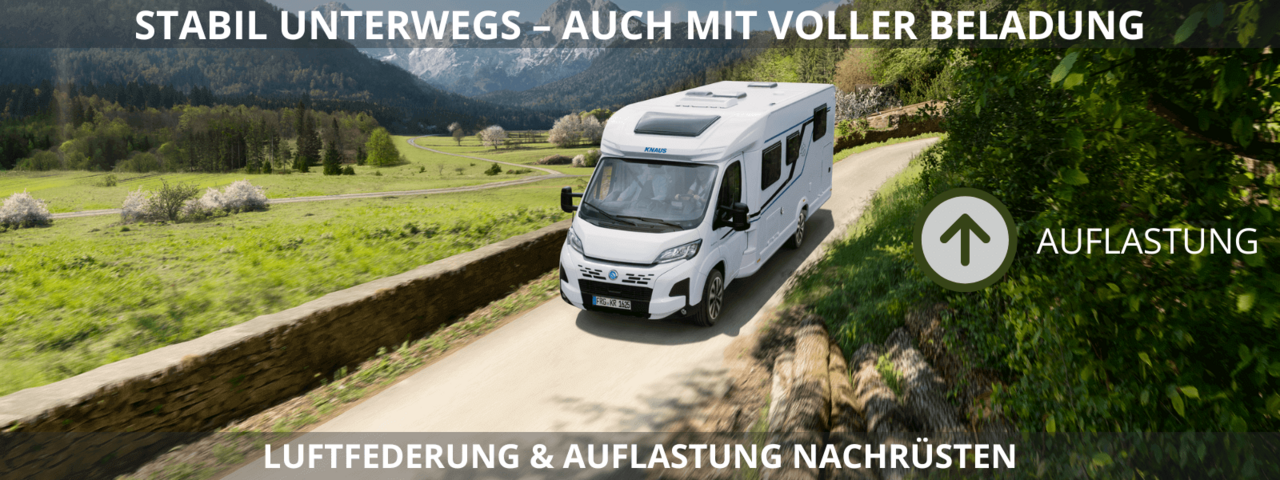 Luftfedern, Auflastung & technische Auflastung für Wohnmobile Luftfedern, Auflastung & Eintragung für Wohnmobile in Werkstatt