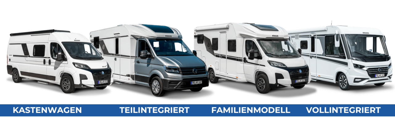 KNAUS Wohnmobile 2027 – Modelle und Grundrisse KNAUS Wohnmobile 2027 mit verschiedenen Modellen und Grundrissen