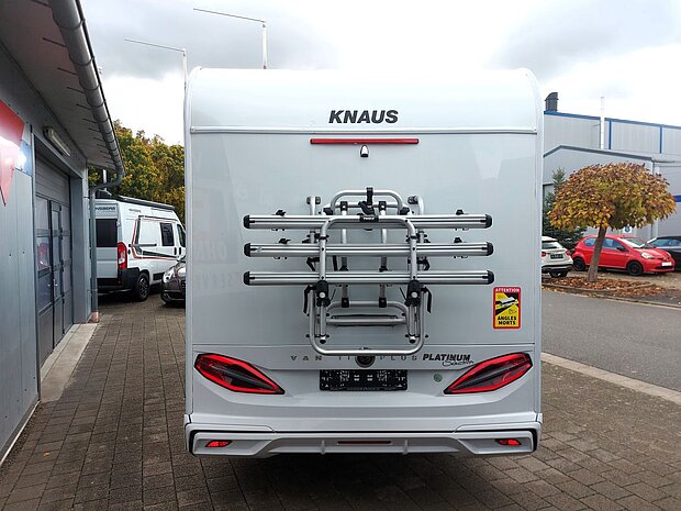 Knaus Van Ti Plus 650 MEG Platinum Selection Automatik Heck Knaus Van Ti Plus 650 MEG Platinum Selection Automatik gebraucht kaufen Heckansicht