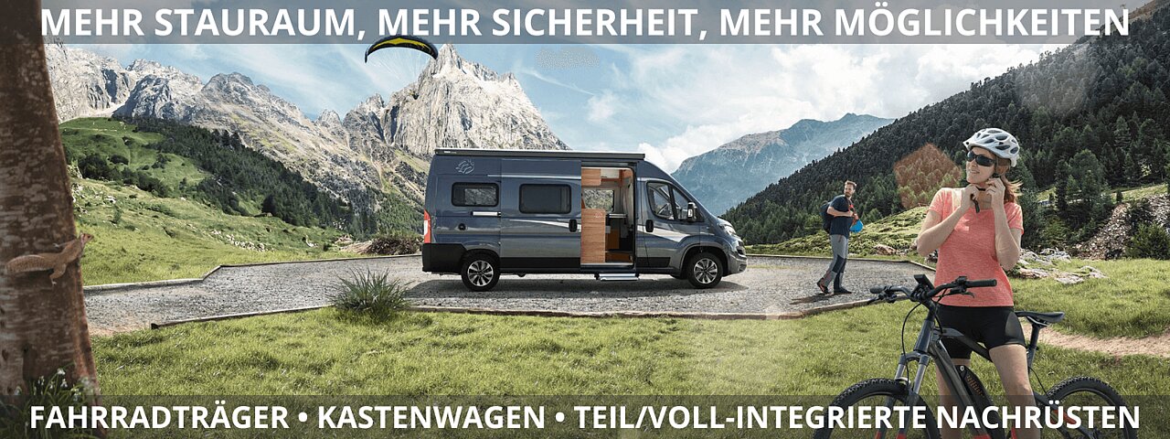 Fahrradträger Wohnmobile einbauen, montieren & nachrüsten