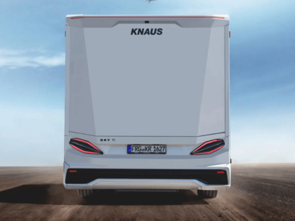 KNAUS SKY TI 2027 – neues Heckdesign KNAUS SKY TI 2027 mit neu gestaltetem Heck und neuen Rückleuchten