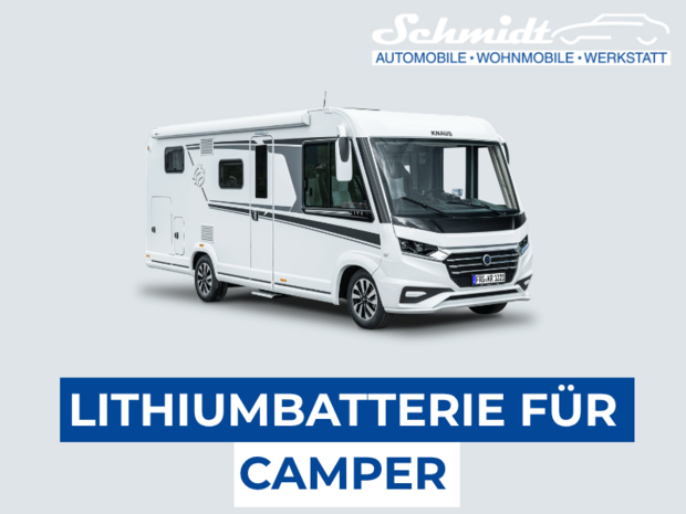 Wohnmobil Lithiumbatterie nachrüsten Lithiumbatterie nachrüsten, montieren für Wohnmobile