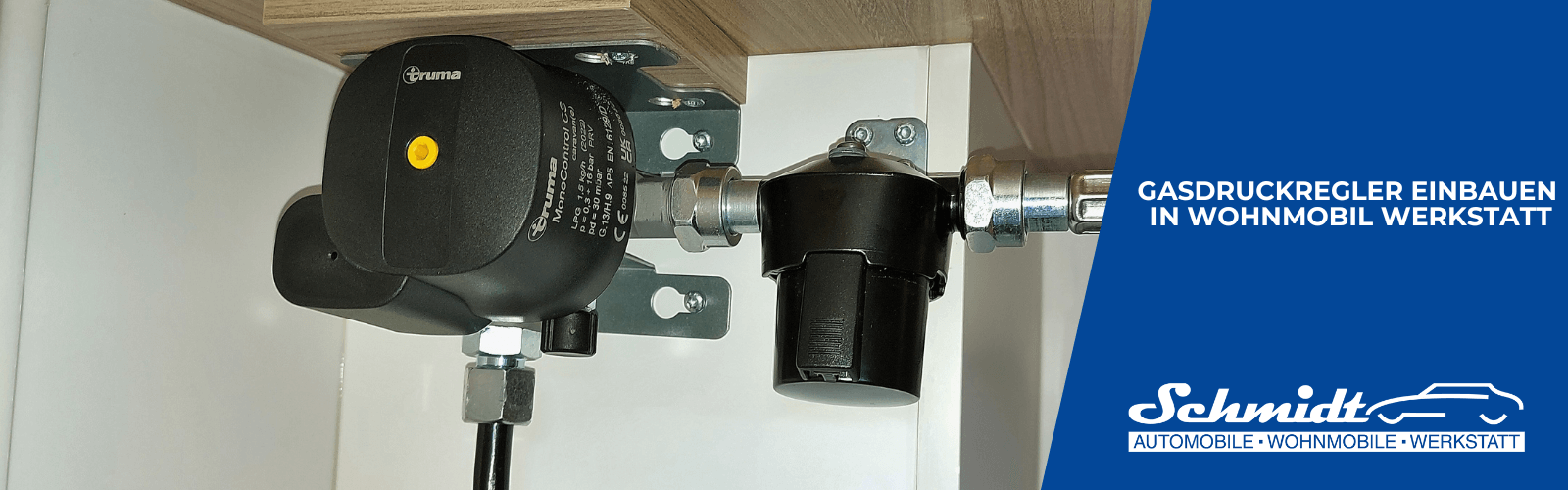 Montage Einbau Truma DuoControl CS Gasdruckregler Montage Einbau Truma DuoControl CS Gasdruckregler